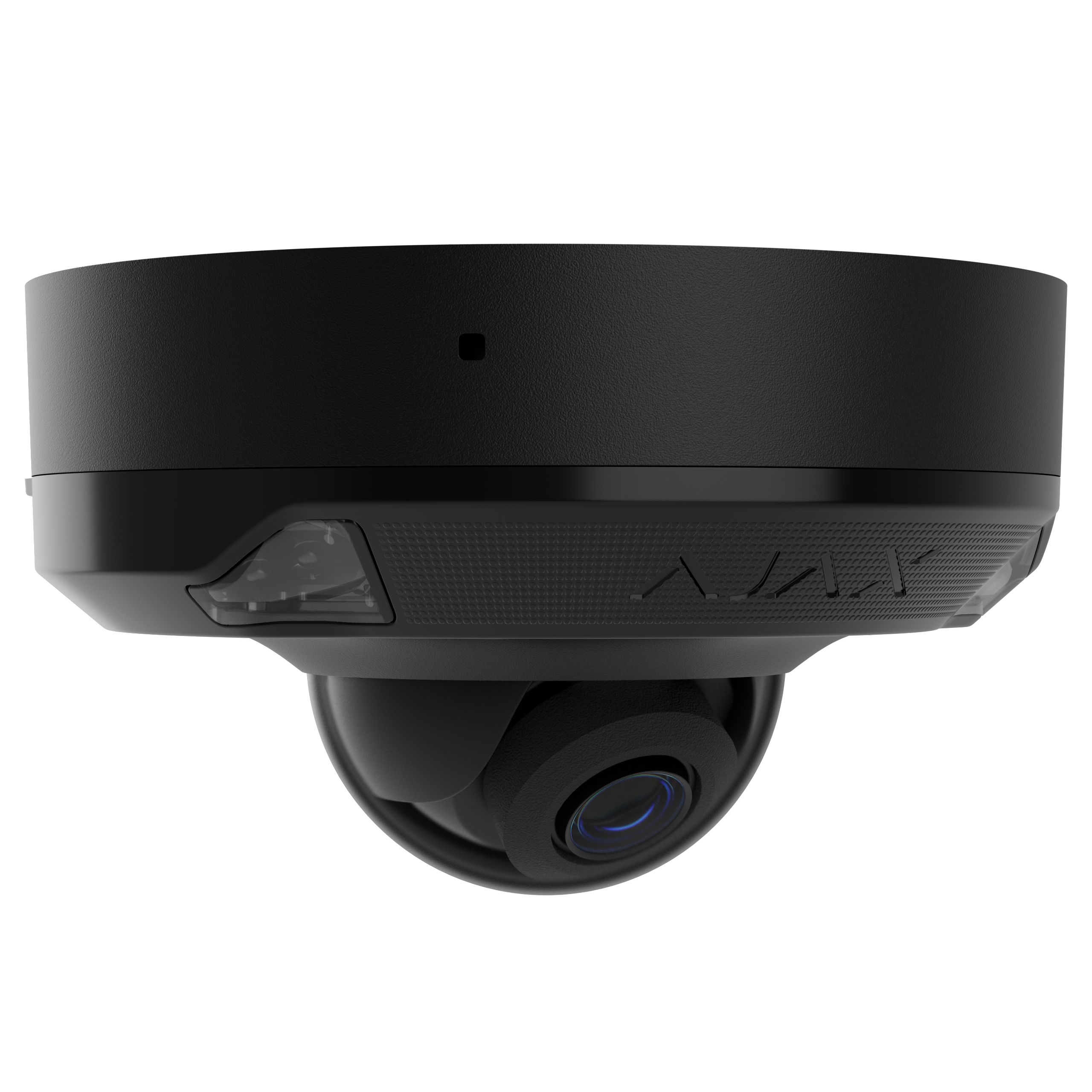 Render - Ajax DomeCam Mini HL-black-front-angled DOMECAM MINI-B HL 8MP/2.8mm - Image 1