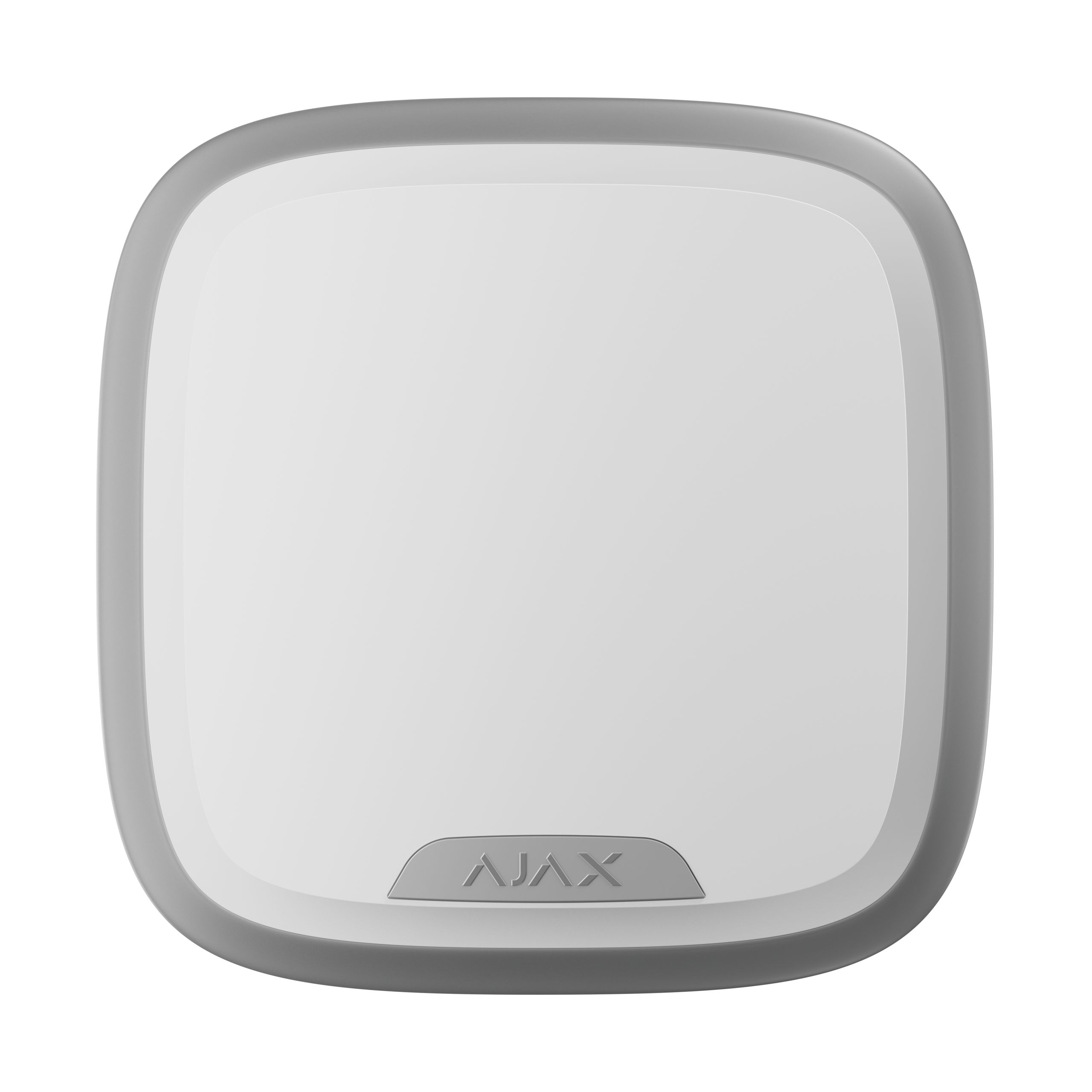 Render - Ajax Superior Streetsiren Plus Jeweller -white-front STREETSIRENPLUS-W S - Image 1